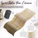 LAAVOO Real Hair Tape Extensions - 60cm Blond Ombre Balayage #8/27/60 | 5Pcs Virgin Hair Perfect for Seamless Volume & Length - Buy Online on SooperMarket.com