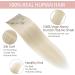 Silk-co Real Hair Extensions Hair Extensions Clip in Human Hair (8inches-45g #60 Platinum Blonde) 8pieces Straight -Basic Thickness-Thin Weft- Remy Hair Extensions 8 Inch #60 Platinum Blonde - Buy Online on SooperMarket.com
