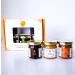 Pearl Honey Spreads Creamed Raw Honey Variety Flavored Gift Set| Raw and Unfiltered Pure Honey| Organic Matcha | Organic Cacao| Organic Cayenne| Organic Cinnamon| Organic Cacao|1.5 Ounces Per Jar