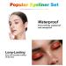 12 Colors Matte Liquid Eyeliner Set - Long Lasting Waterproof Eye Liner Pen - Colored Eyeliner Pencil for Bright and Colorful Look - Buy Online on SooperMarket.com
