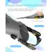 Greatever Adjustable Snorkel Fins - Open Heel Swim Flippers for Snorkeling & Diving - Black L/XL (US Size 9-13) - Buy Online on SooperMarket.com