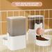Automatic Cage Feeder | Small Animal Water Dispenser | Cat Food Dispenser | For Hamster Guinea Pig Rabbit Chinchilla Ferret Gerbil Pink feeder - Buy Online on SooperMarket.com
