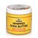 AKWAABA Whipped Shea Butter (Cantaloupe) 12 oz - Body & Hair Moisturizer with Raw Shea Butter - Rich in Vitamins A & E - Natural Yellow - Buy Online on SooperMarket.com