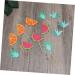 ibasenice 144 pcs kids decor cake toppers cake decorations fruit decor hawaiian decor Hawaii fruit toppper Hawaii toppper Hawaii cupcake toppper decorate top hat Insert card the summer child - Buy Online on SooperMarket.com