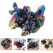 VILLCASE 6 Pcs Colorful Crystal Clusters Fish Decorations for Tank Druzy Geode Natural Stones Gem Display Colorfulx3pcs 3X3CMx3pcs - Buy Online on SooperMarket.com