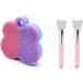 Silicone Cleansing Brush - Pink & Purple Dual-Sided Exfoliating Tool for Women | Gentle Skin Care & Deep Cleaning - Buy Online on SooperMarket.com