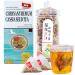 Chrysanthemum Cassia Seeds Tea Bags(160g, 8gX20Bags), Honeysuckle, Chinese wolf-berry, Sweet-scented Osmanthus, Burdock Root Combination of Floral Tea,
