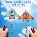 TOY Life 2 Pack Airplane Kites for Kids | Easy-to-Fly Large Beach Kite Set | Ideal Outdoor Gift for Children - Buy Online on SooperMarket.com
