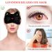 minkissy 1 Set Heating Mask Crystal Velvet Eyes Sun Shade 3D Black 20x12cm - Buy Online on SooperMarket.com