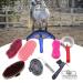 Professional 10-Pc Vier Horse Brush Set - Equestrian Grooming Kit for Horse Cleaning & Care - Buy Online on SooperMarket.com
