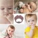 VESONE Dunkelpink Silicone Bite Rings for Babies & Toddlers - Food-Safe Sensory Toys Paw-Shaped Teething Tools - Buy Online on SooperMarket.com