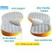 Goofort Women Men Posture Correcting Orthotic Insoles - 4-in-1 Gel Inserts for Flat Feet, High Arch Support, Orthopedic Relief - Gray, Size 5-6 - Buy Online on SooperMarket.com