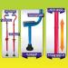 Geospace Original Walkaroo 'Wee' Balance Stilts for Kids (Ages 4+), Adjustable Height, Active Play - Red or Blue - Buy Online on SooperMarket.com