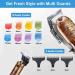 Suttik Professional Cordless Hair Clippers and Trimmers Set for Men - Rose Gold Beard Trimmer & Hair Cutting Kit - Buy Online on SooperMarket.com