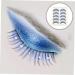 Gogogmee 5 Pairs False Eyelashes Fake Lashes Colored Eyelashes Soft Thick Lashes Soft Light Fake Lash Blue Lashes Rhinestone Eyelashes Cosplay Lashes Fake Eyelashes Fiber - Buy Online on SooperMarket.com