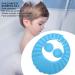 Baby Bathing Hat 6.6in Diameter Kids Shampoo Hat Silicone Ear Shower Hat for Children(Blue) - Buy Online on SooperMarket.com