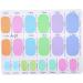 Silk Fiberglass Nail Extension Kit - 6 Shapes DIY Nail Tips Set for UV Gel Nails - Home Salon Tool - Buy Online on SooperMarket.com
