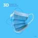 Travel Size Face Mask - 3 Ply Blue Disposable Face Masks for Adults - TSA Approved for Air Travel - 25 Count (5 Packs of 5) - Breathable & Comfortable - Buy Online on SooperMarket.com