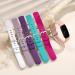 Keponew Fitbit Inspire 2 Bands 6 Pack - Teal/Plum/Rose Pink/White/Pink Sand/Lavender | Sport Wristband Replacement for Women Men Small 5.5-7.2 - Buy Online on SooperMarket.com