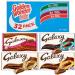 Golden Wonder Fully Flavoured Blue Box Cheese and Onion Salt and Vinegar Smoky Bacon Ready Salted 32pkx25g With 4 Galaxy Chocolate Bars