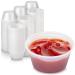 Fit Meal Prep 250 Pack 2 oz BPA Free Plastic Portion Cup - Disposable Jello Shots Sauce Condiment Souffle Dressing Mini Containers, Cups No Lids 2 oz - 250