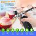 Desikixudy 1 Set Oxygen Injector Protable Airbrush for Nails Art Paint Air Compressor Nano Fog Mist Spray Manicure DIY Cake Sprayer - Buy Online on SooperMarket.com