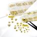 5060 PCS Gold Flatback Pearls and Rhinestones Kit for Nails and Crafts - Rhinestones and Pearls Embellishments for Makeup, Shoes, Clothes, and Accessories - Buy Online on SooperMarket.com