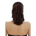 WIG ME UP - 2213-HT-33 Hairpiece braid curls spiral curls ringlets corkscrew curls Baroque Victorian mahogany brown