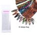 Leopard Print Nail Foils Transfer Stickers - Holographic Starry Sky Design for Acrylic Nails - 10pcs Style 12 - Buy Online on SooperMarket.com