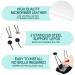 Professional Non-Slip Nail Arm Rest Cushion - White Microfiber Leather - Buy Online on SooperMarket.com