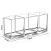 HBlife Clear Acrylic Makeup Brush Holder Organizer - 3 Slot Cosmetic Brushes Storage and Eyeliners Display Case for Vanity - Buy Online on SooperMarket.com