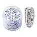 28g/Box Shine Silver Glitter Hexagon Sequins Paillette Dip Powder Nails Dipping Nails Long-lasting Nails No UV Light Needed, (No.122) Blue