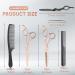 JASON Professional Hairdressing Scissors Set - 6.5 inch Hair Cutting & Thinning Scissors, Rose Gold Hairdresser Set - Buy Online on SooperMarket.com