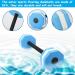 Water Foam Dumbbell | Pool Weights for Water Exercise | Foam Barbells for Pool | Pink | Fitness Tool for Men, Women, Kids - Buy Online on SooperMarket.com