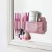 Silicone Wall Mounted Makeup Brush Holder - Brushes Storage Organizer for Bathroom - Mounts to Mirror or Tile - Toothbrush Holder - Buy Online on SooperMarket.com