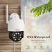 Dekco 2K Outdoor WiFi Security Camera with 360 Pan-Tilt View, Motion Detection, Siren, 2-Way Audio, Full Color Night Vision - Waterproof Dome Surveillance Camera for Home - 3MP, 1 Pack - Buy Online on SooperMarket.com