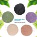 5 Colors Round Konjac Wash Face Flutter Natural Facial Care Cleansing Gently Facial Puff for Home Gift - Buy Online on SooperMarket.com