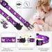 2PCS Glow in The Dark Breakaway Cat Collars with Bell - Adjustable Kitten Collars in Purple+Pink - Buy Online on SooperMarket.com