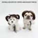 1 Piece Pet Wig Dog and Cat Cosplay Wig Christmas Dog Wig Large and Small Dog Wig Pet Wig with Bangs Suitable for Artistic Photos and Holiday Parties (Brown) - Buy Online on SooperMarket.com
