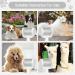 HOMREALM Electric Dog Brush - High-Efficiency Slicker Brush for Long Haired Dogs | Eco-Friendly Pet Grooming Tool for Shedding | Portable and Time-Saving - Buy Online on SooperMarket.com