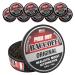 10 Cans BaccOff Original Fine Cut Black Tea Base with Bold Smoky Flavors