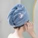 10 Pack Microfiber Hair Towels - Soft Absorbent Quick-Drying Turban for Curly Hair - Easy to Use for Wet Hair - Buy Online on SooperMarket.com