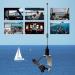 UAYESOK 15 Inch Stainless Steel Marine VHF Antenna for Cobra, Icom, Uniden, Standard Horizon Radio - Low Profile Design with 16.4ft Coaxial Cable - Buy Online on SooperMarket.com