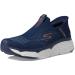 Skechers Men's Max Cushioning Slip-ins-Athletic Slip-on Running Walking Shoes with Memory Foam Sneaker 10.5 Navy
