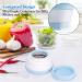 4 Pack Multi-Colored Cosmetic Containers 20ml - Silicone Screw Cap for Creams Lotions & Tablets - Ideal for Travel & Outdoor Use - Buy Online on SooperMarket.com