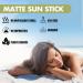 18g Sunblock Stick Matte Moisturizing UV Protection Lightweight Facial Sunscreen Stick for Women - Buy Online on SooperMarket.com