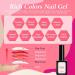Pink Gel Nail Polish - Pink Nail Polish - Baby Pink Light Pink Pale Pink Nail Vanish - Soak Off UV LED Gel Nail Polish - Long Lasting Nail Art DIY Home (15ml) - Buy Online on SooperMarket.com