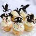 24 Pieces Kite Tortendeco Glitter Fantasy Birthday Cake Topper - Flying Dragon Theme Accessories for Baby Shower & Children's Birthday Parties - Buy Online on SooperMarket.com