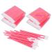 400PCS Disposable Lip Brushes Lip Gloss Applicators Make Up Brush Lipstick Lip Gloss Wands Makeup Applicators Brushes Applicator Tool Makeup Beauty Tool Kits Disposable Lip Brushes Tool Kits Pink