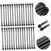 Baluue 90 Pcs Double Ended Eyeshadow Brush Sponges Makeup Cosmetic Tool Tipped Eye Black Artificial Fiber - Buy Online on SooperMarket.com